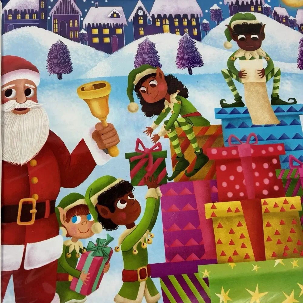 Kids Christmas Sticker Advent Calendar Holiday Countdown- Lot Of 3 NEW